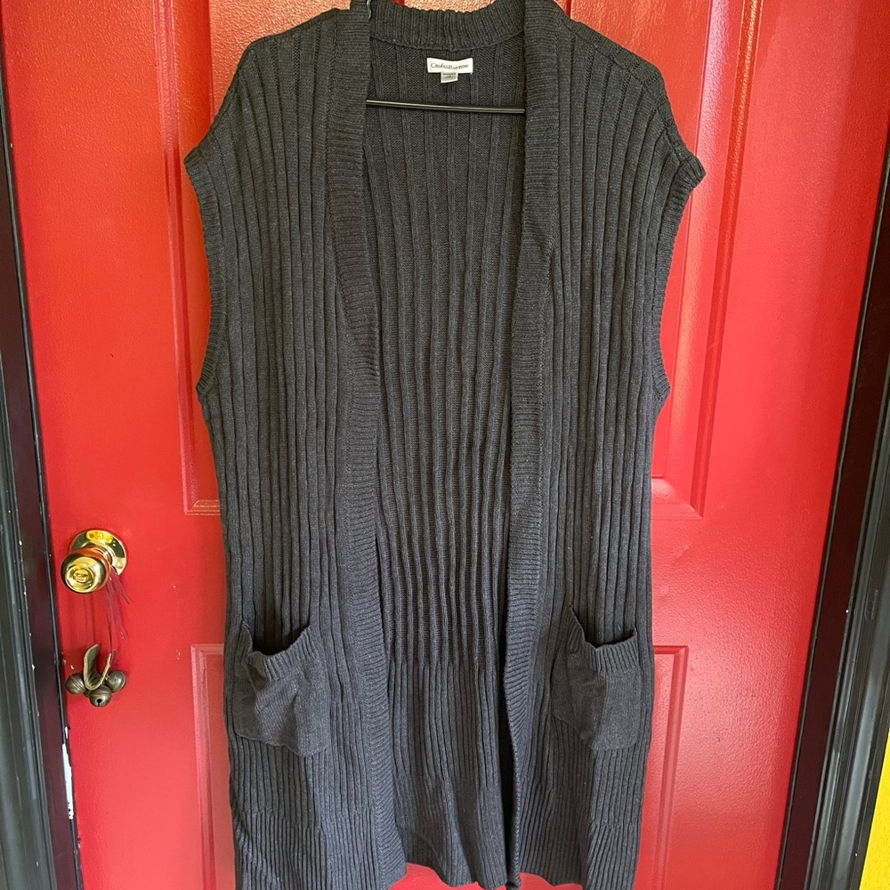 Womens long vest